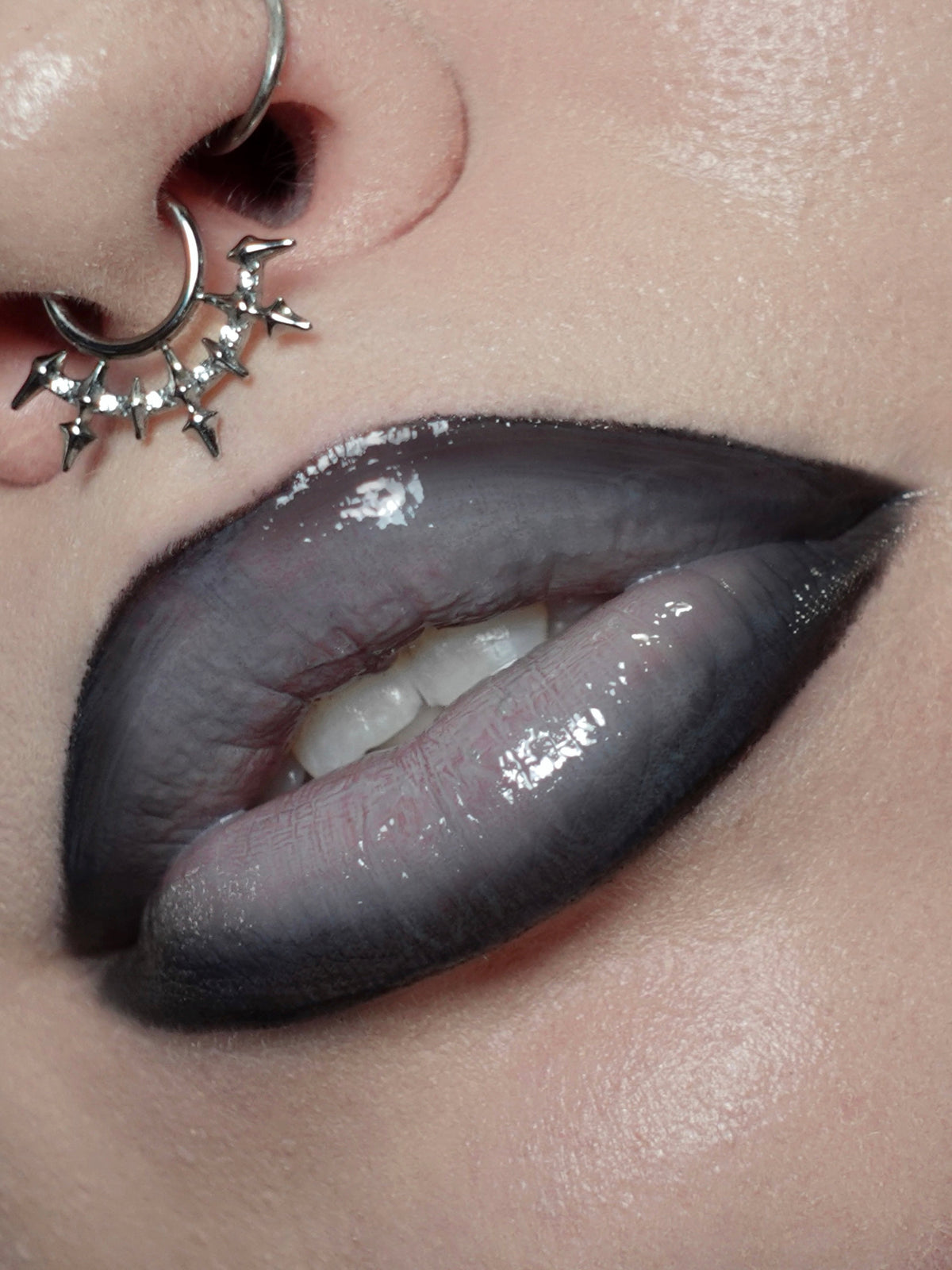 Grey Area Glis Gloss (Light Grey) - Lip Gloss - Glisten Cosmetics