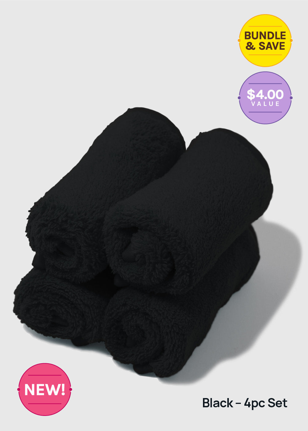 AOA Microfiber Washcloth Towel