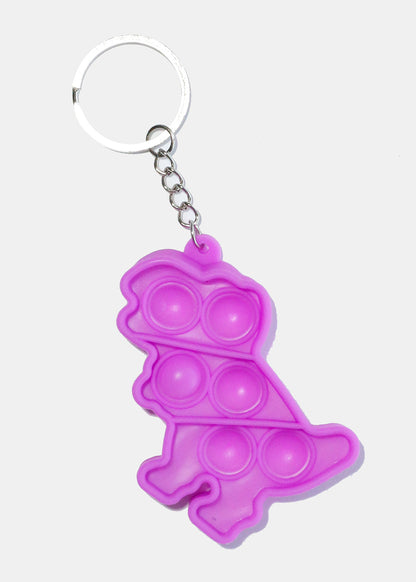Dinosaur Push Pop Keychain