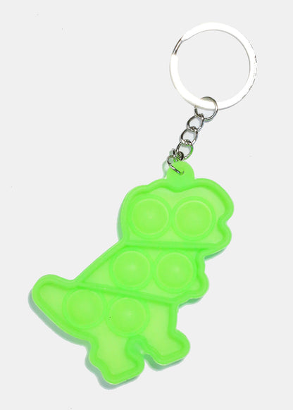 Dinosaur Push Pop Keychain