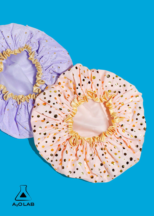 a2o Lab Double-Lined Waterproof Shower Cap