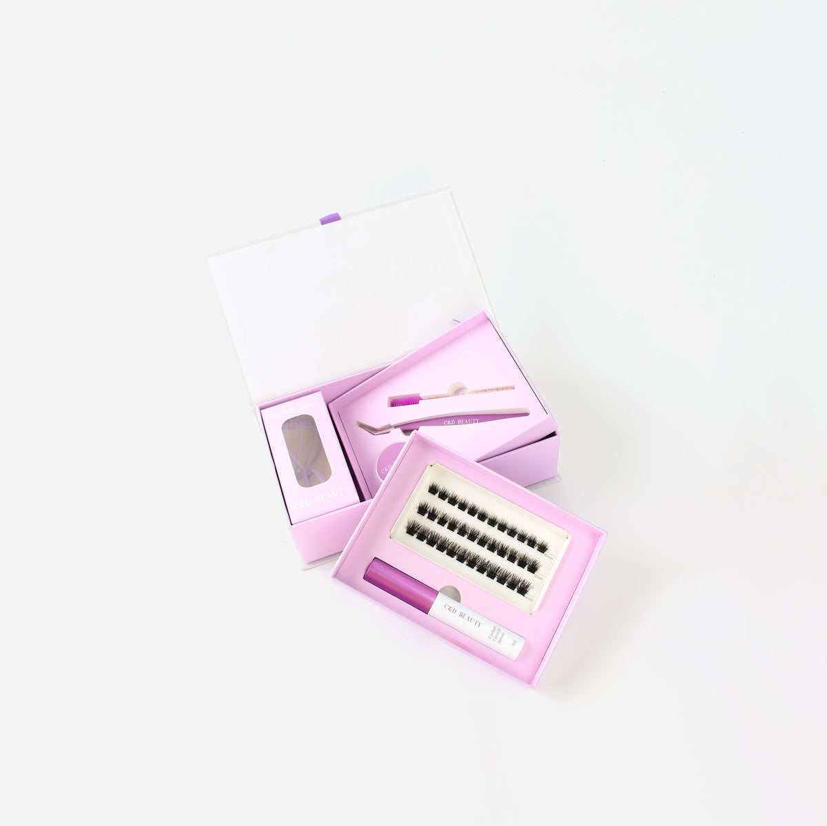 C & D Beauty - Press & Go Deluxe Lash Kit