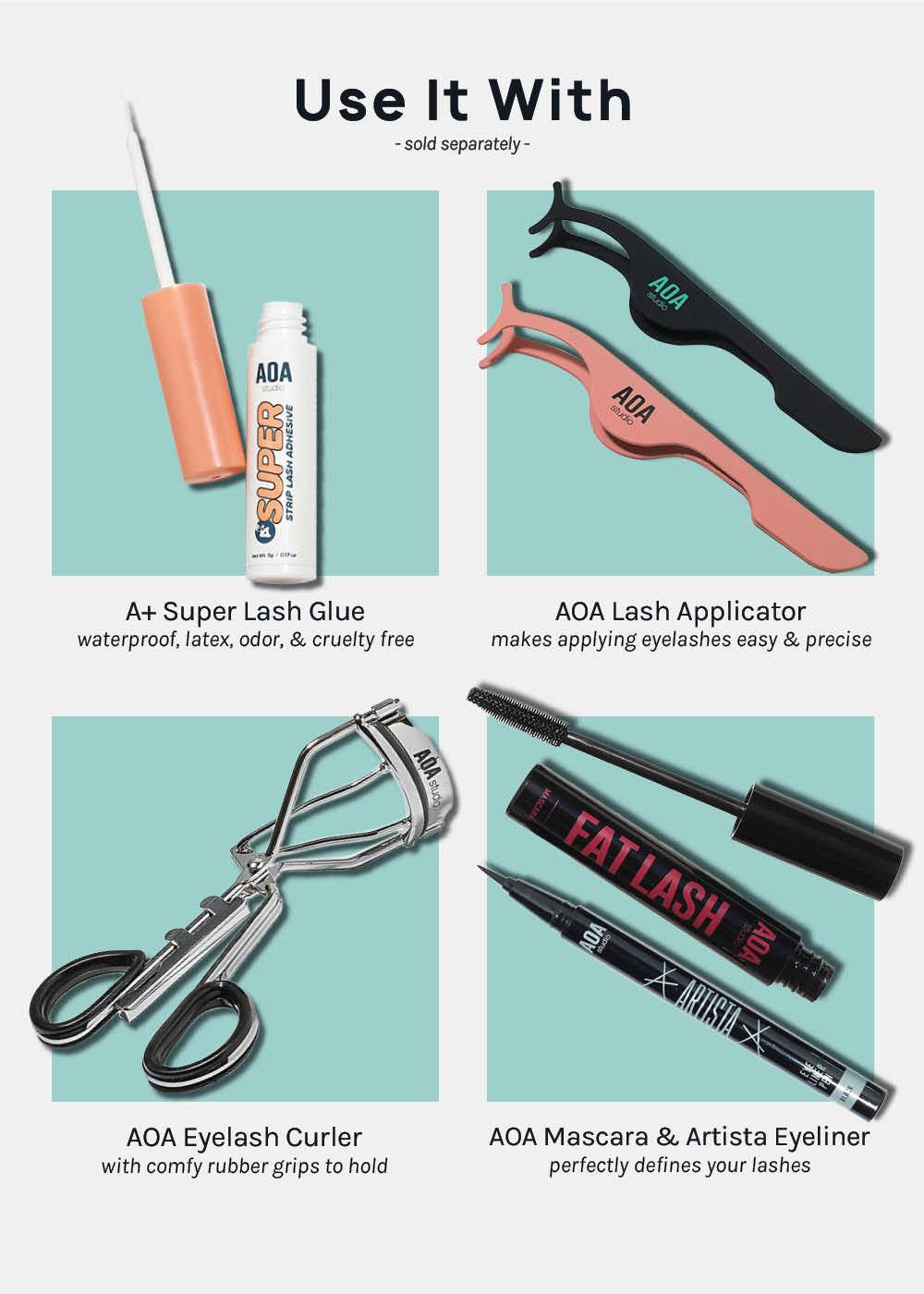 A+ Glam 3D Faux Mink Lashes - Rome