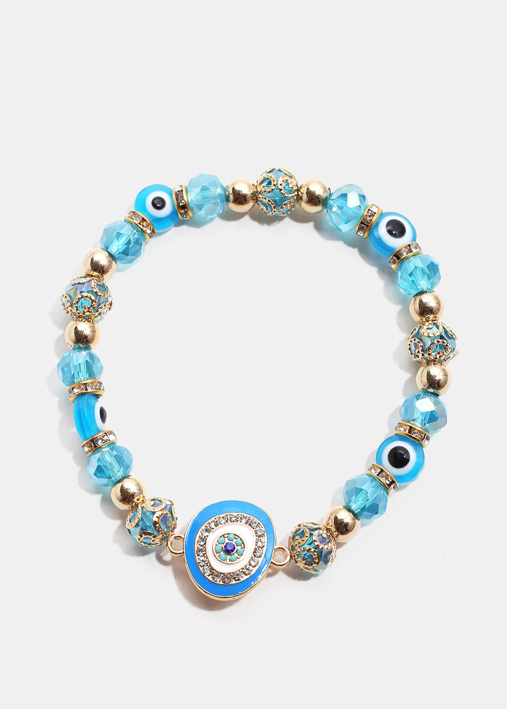 Big Evil Eye Bead Bracelet