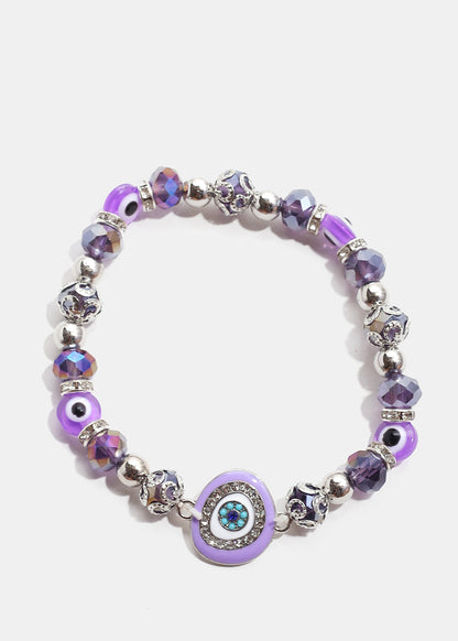 Big Evil Eye Bead Bracelet