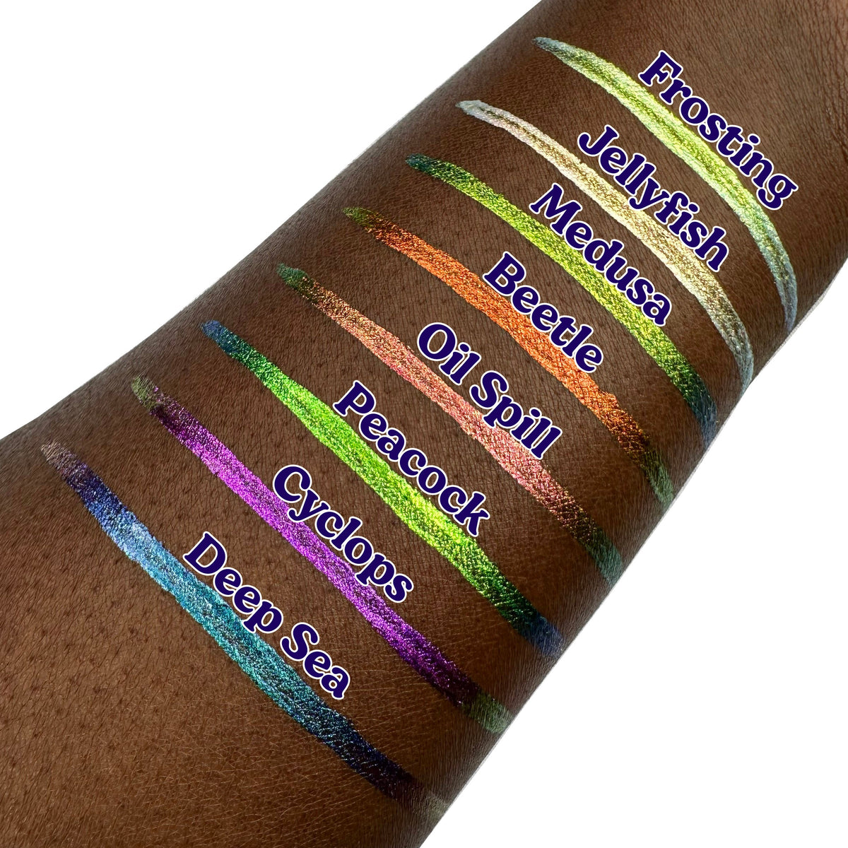 Oil Spill Chroma Flik (Red/Green/Blue) - Liquid Liner - Glisten Cosmetics