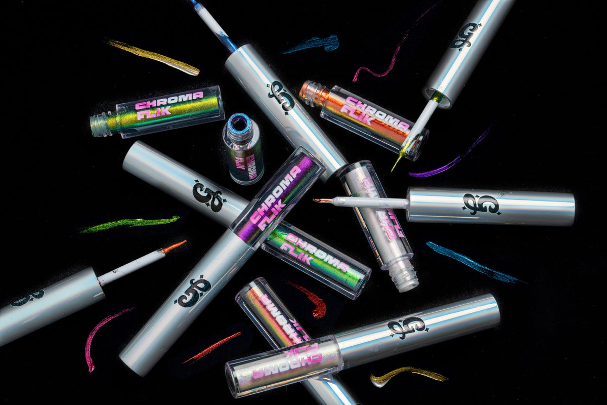 Oil Spill Chroma Flik (Red/Green/Blue) - Liquid Liner - Glisten Cosmetics
