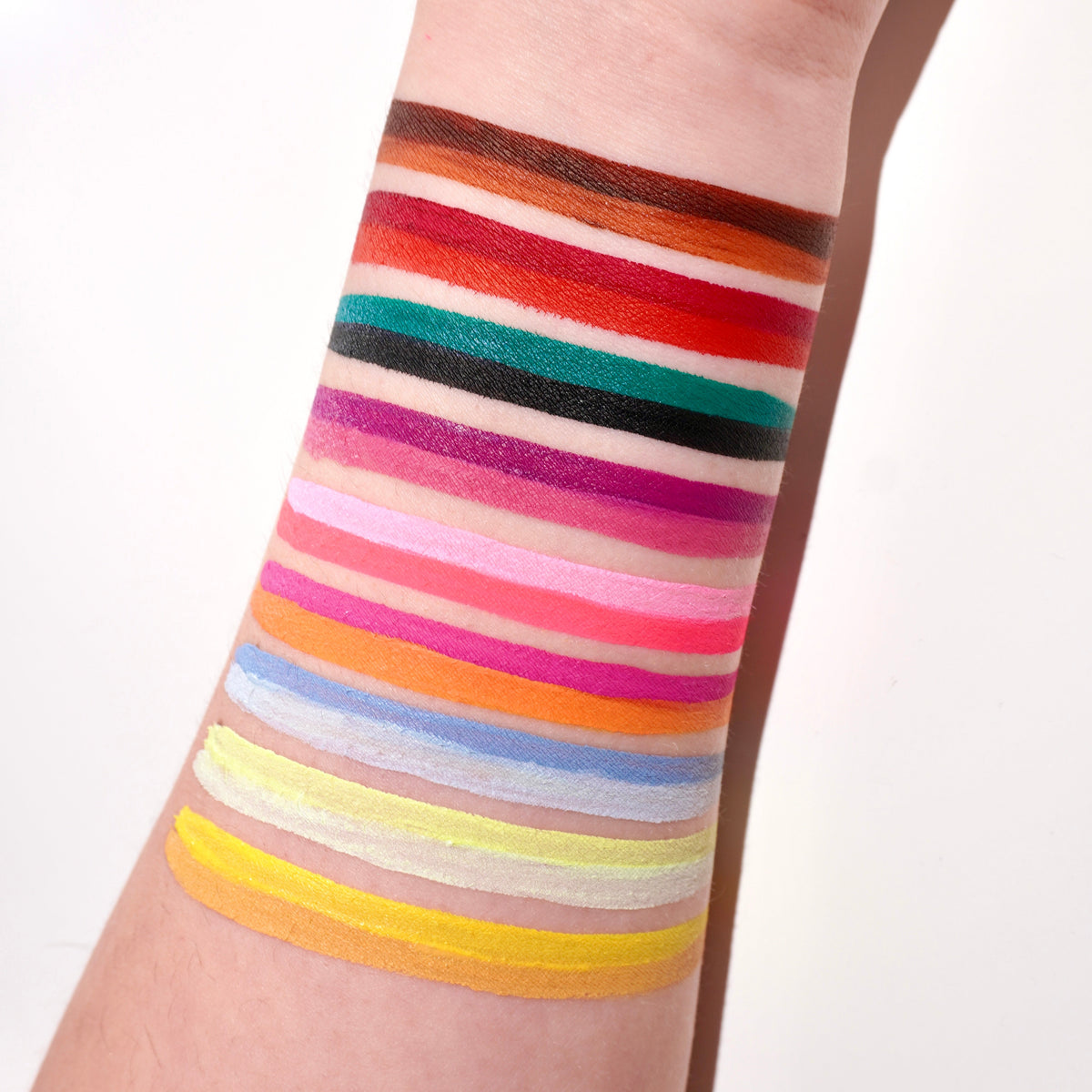 Rainbow Split - 9 Pan Palette - Glisten Cosmetics