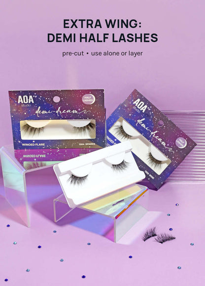 Demi-Dream Half Lashes – Whisper