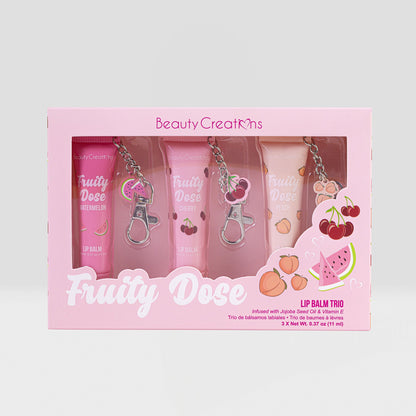 Fruity Dose Keychain Lip Balm Trio Set
