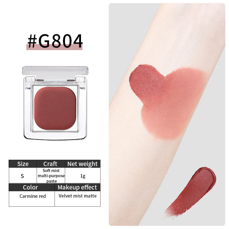 G804 (Blush Red) - Refillable Multipurpose Cream - Cheeryep