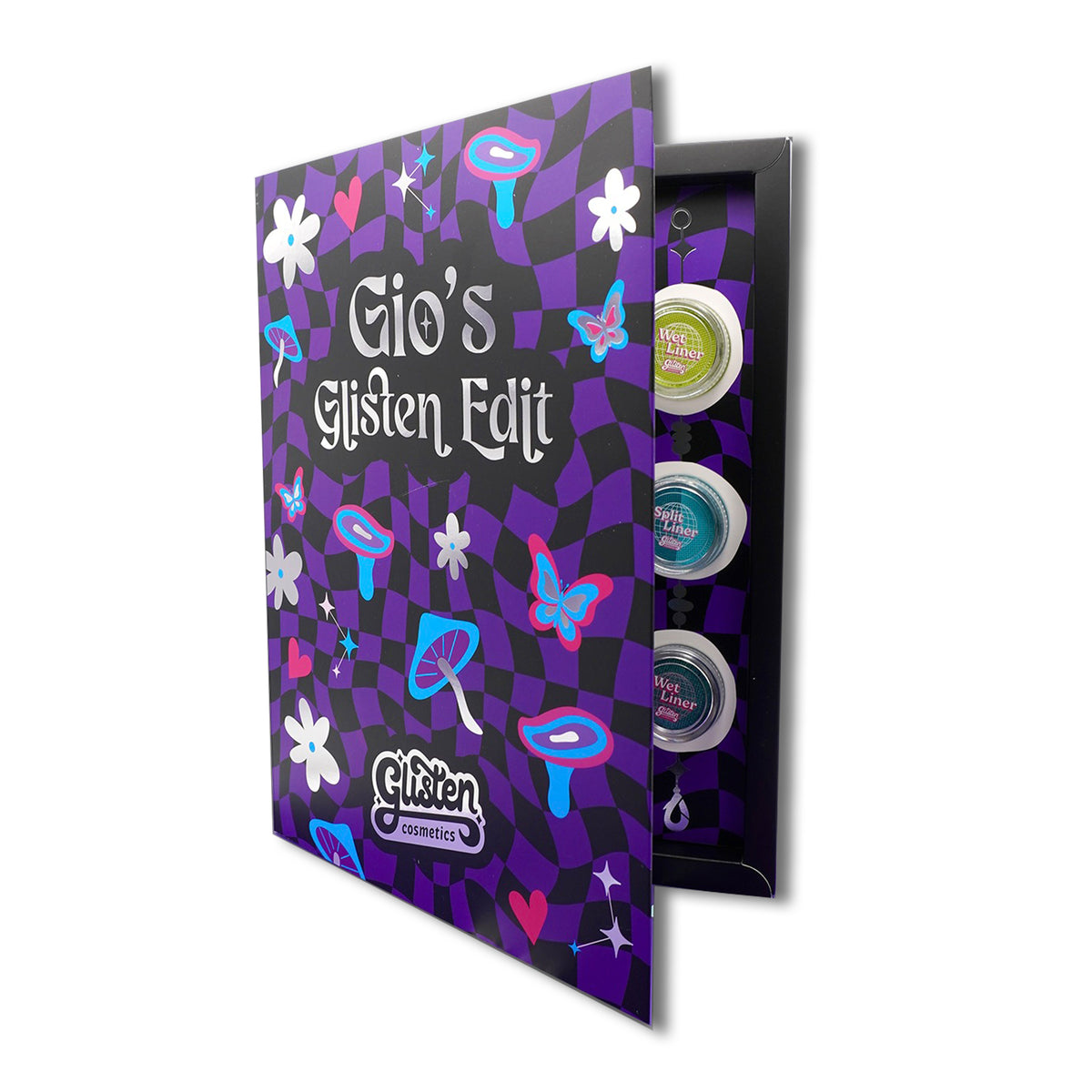 Gio's Glisten Edit - Wet Liner & Brush Set - Glisten Cosmetics