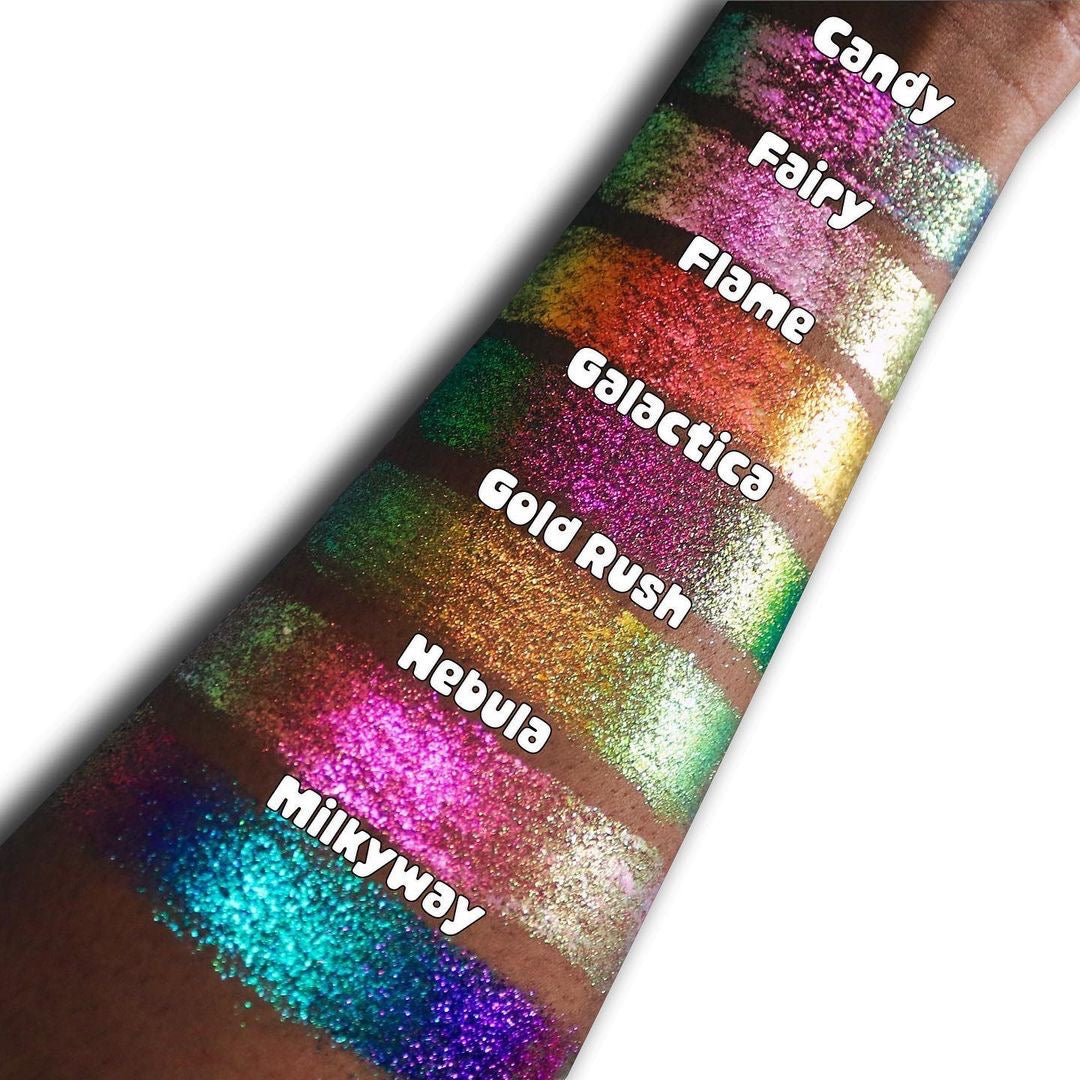 Milkyway Chroma Flakes (Blue/Purple) - Duochrome Pigment - Glisten Cosmetics