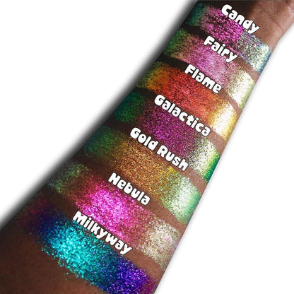 Flame Chroma Flakes (Orange) - Duochrome Pigment - Glisten Cosmetics