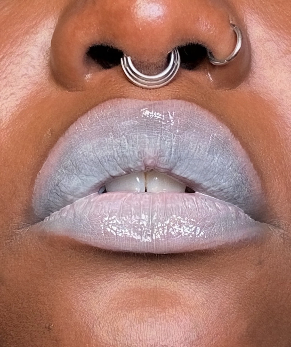 Grey Area Glis Gloss (Light Grey) - Lip Gloss - Glisten Cosmetics