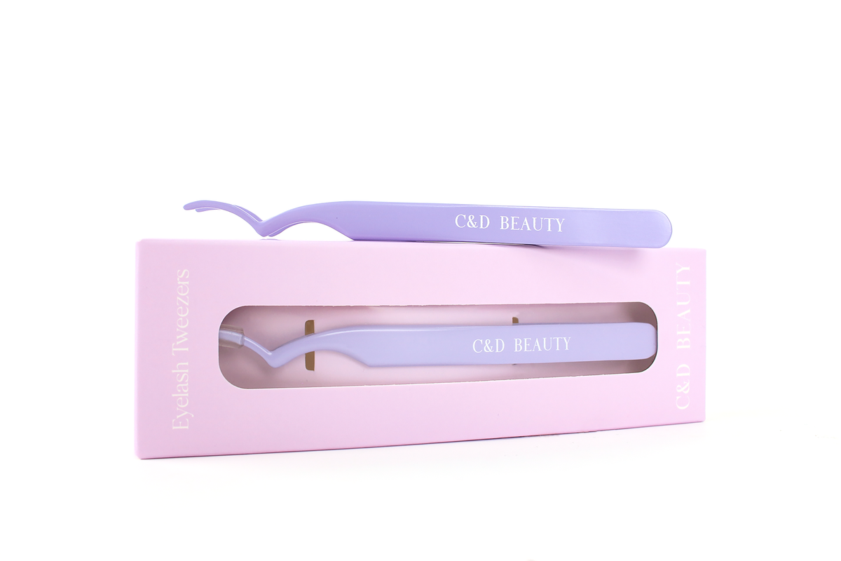 C & D Beauty - LuxeGlide Lash Tweezers