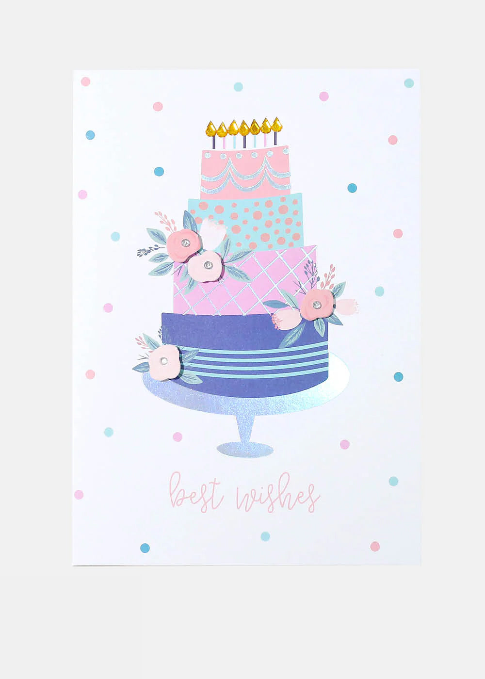 Best Wishes Cake Greeting Card