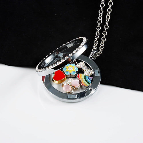 Gold Letter C Locket Charm