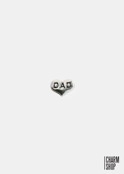 Dad Heart Locket Charm