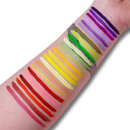 Po Wet Liner Palette (Red/Pink) - Glisten Cosmetics X Teletubbies