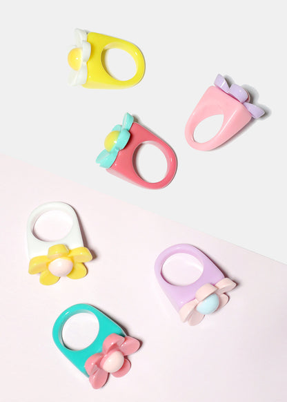 Color Flower Ring