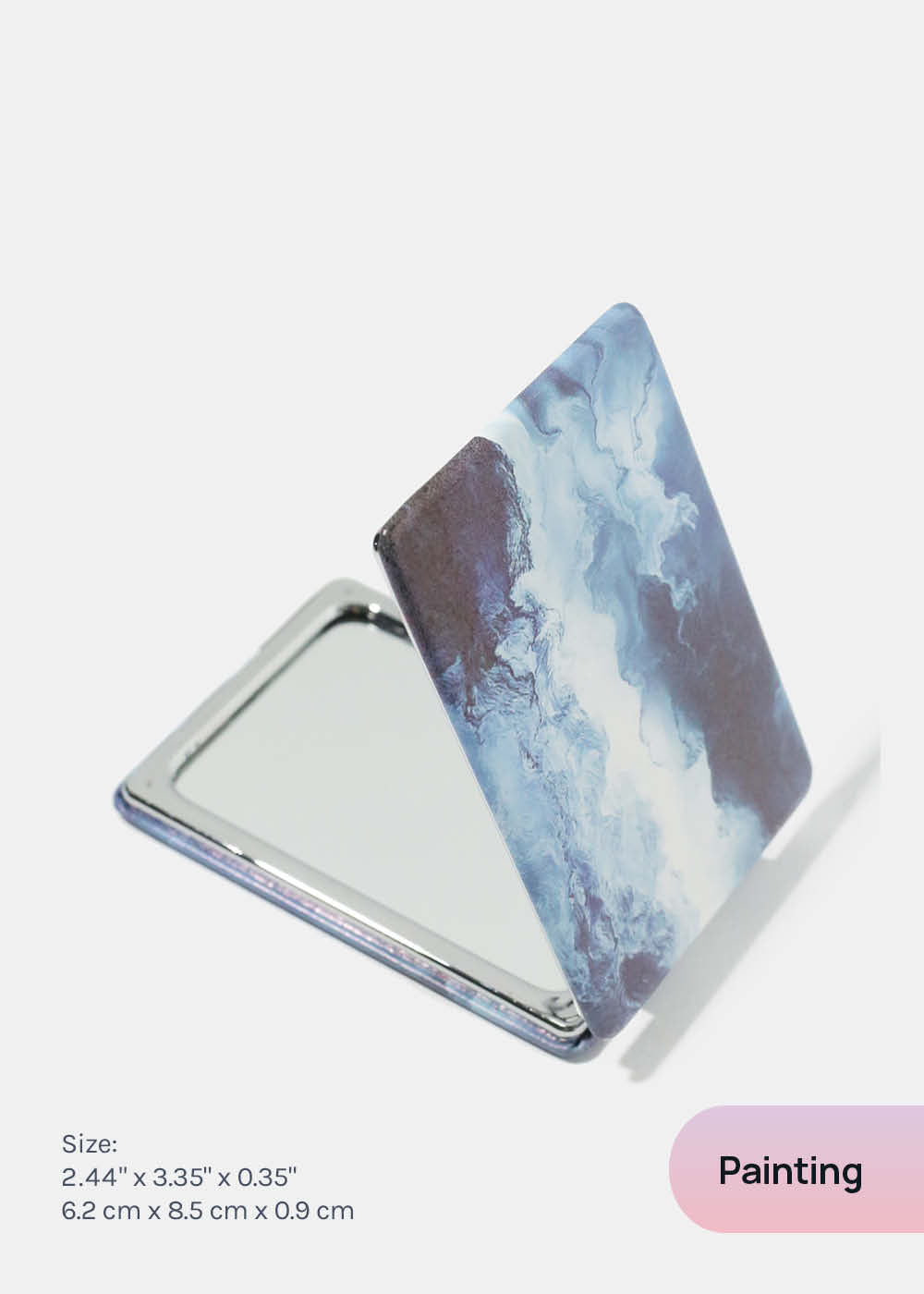 AOA Paw Paw Magnifying Double-Sided Compact Mirror - Rectangular