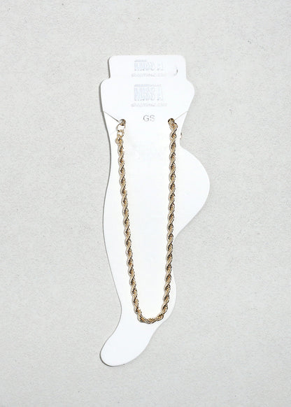 Classic Rope Chain Anklet