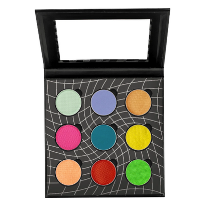 Rainbow Matte - 9 Pan Palette - Glisten Cosmetics