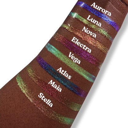 Vega Chroma Gloss (Green/Gold) - Multichrome Lip Gloss - Glisten Cosmetics