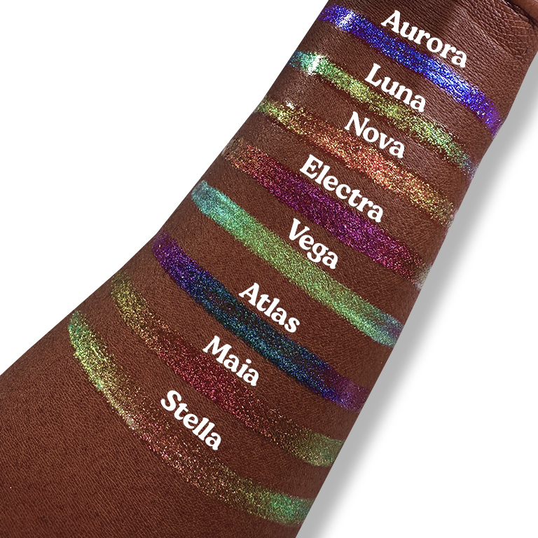 Stella Chroma Gloss (Blue/Pink) - Multichrome Lip Gloss - Glisten Cosmetics