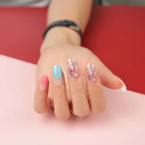 Candied Nails - Peaches and Cream
