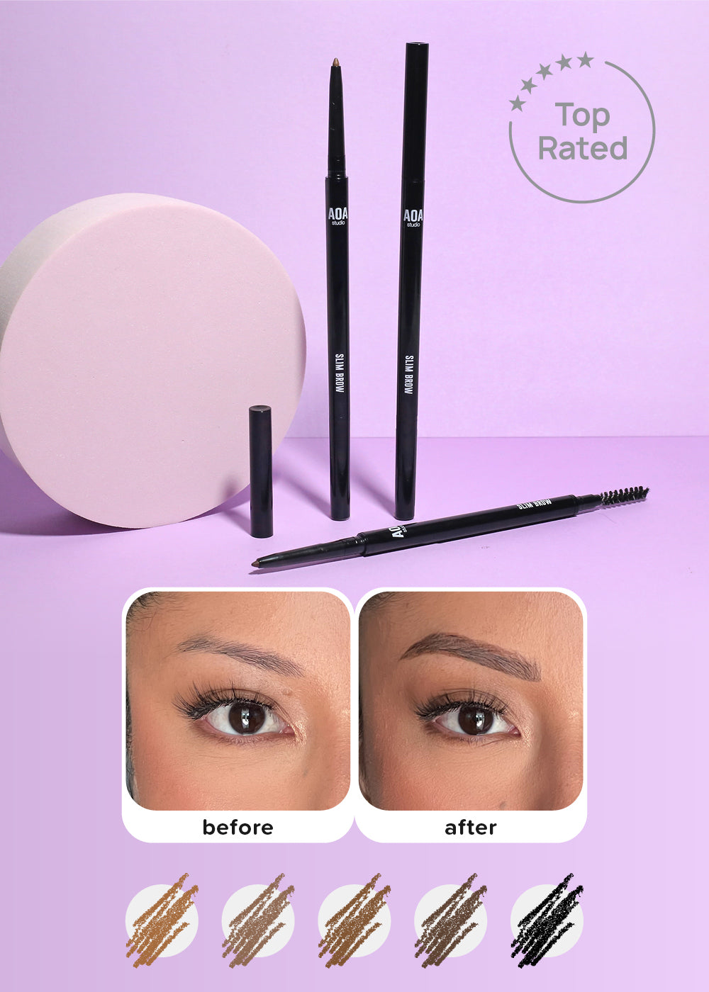 AOA Slim Brow Pencil
