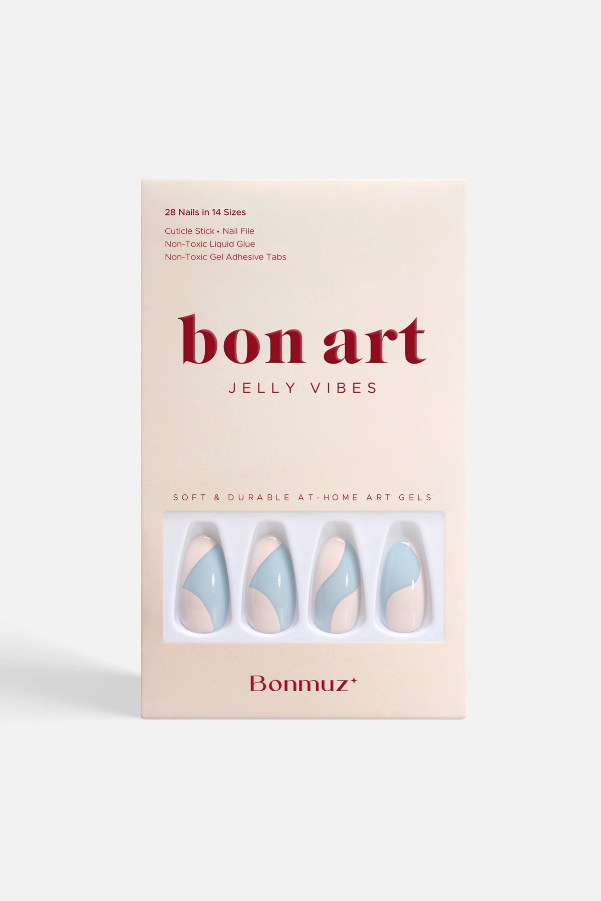 Bonmuz - Sweet Cream | Soft & Durable Press-On Nails