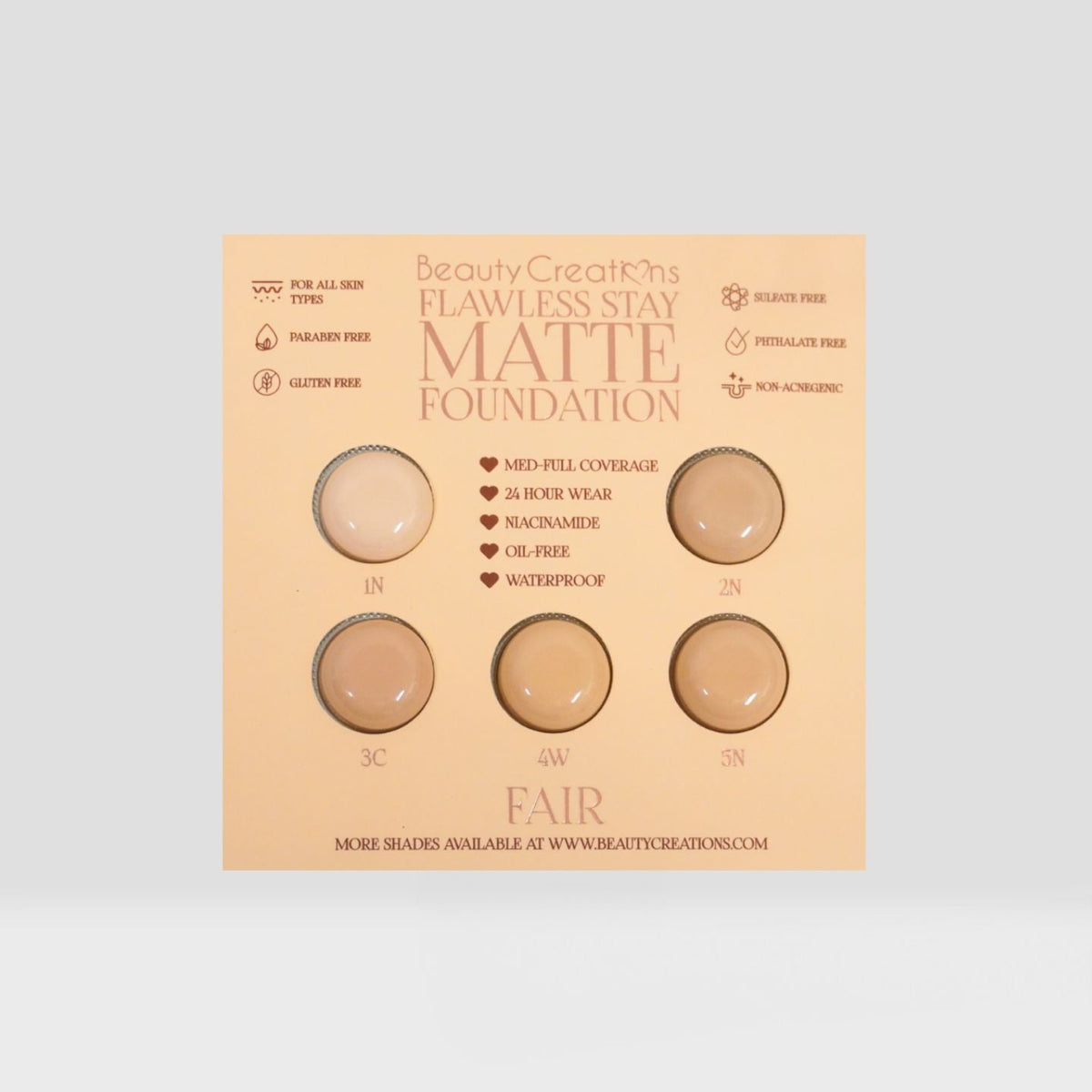 Flawless Stay Matte Foundation Group Samples